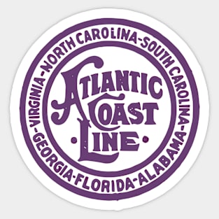 Vintage Railroad Atlantic Coast Line Railroad ACL Sticker